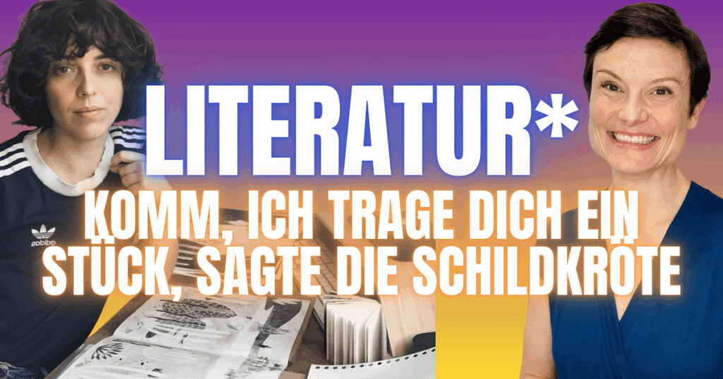 Blogheader Komm, ich trage dich ein Stück, sagte die Schildkröte(c) Blogheader Das Ende ist nah (c) Lena Raubaum, Leonie Schlager
